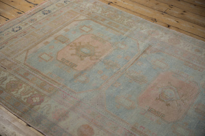 4x8 Vintage Distressed Oushak Rug Runner