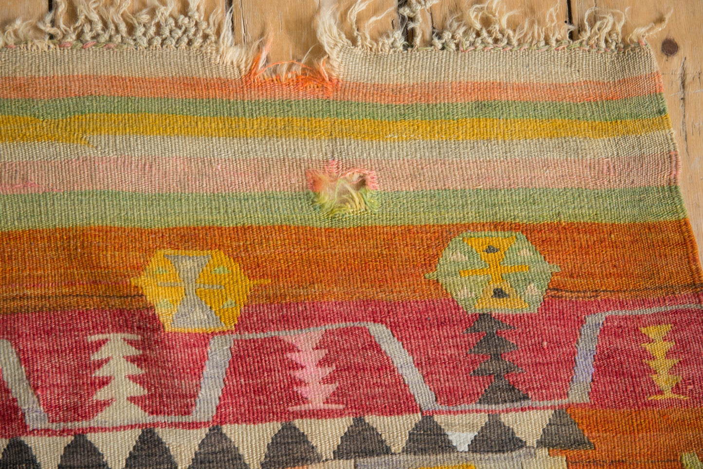 4x7 Vintage Turkish Kilim Rug