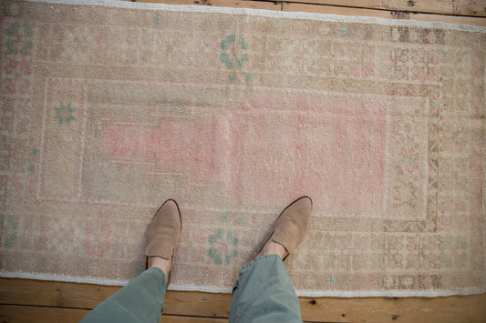 3x5 Vintage Distressed Oushak Rug