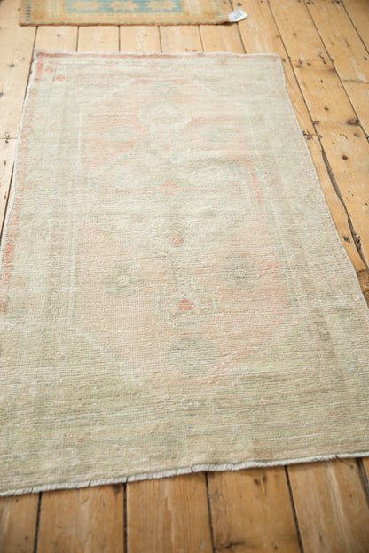 2.5x4.5 Vintage Distressed Oushak Rug
