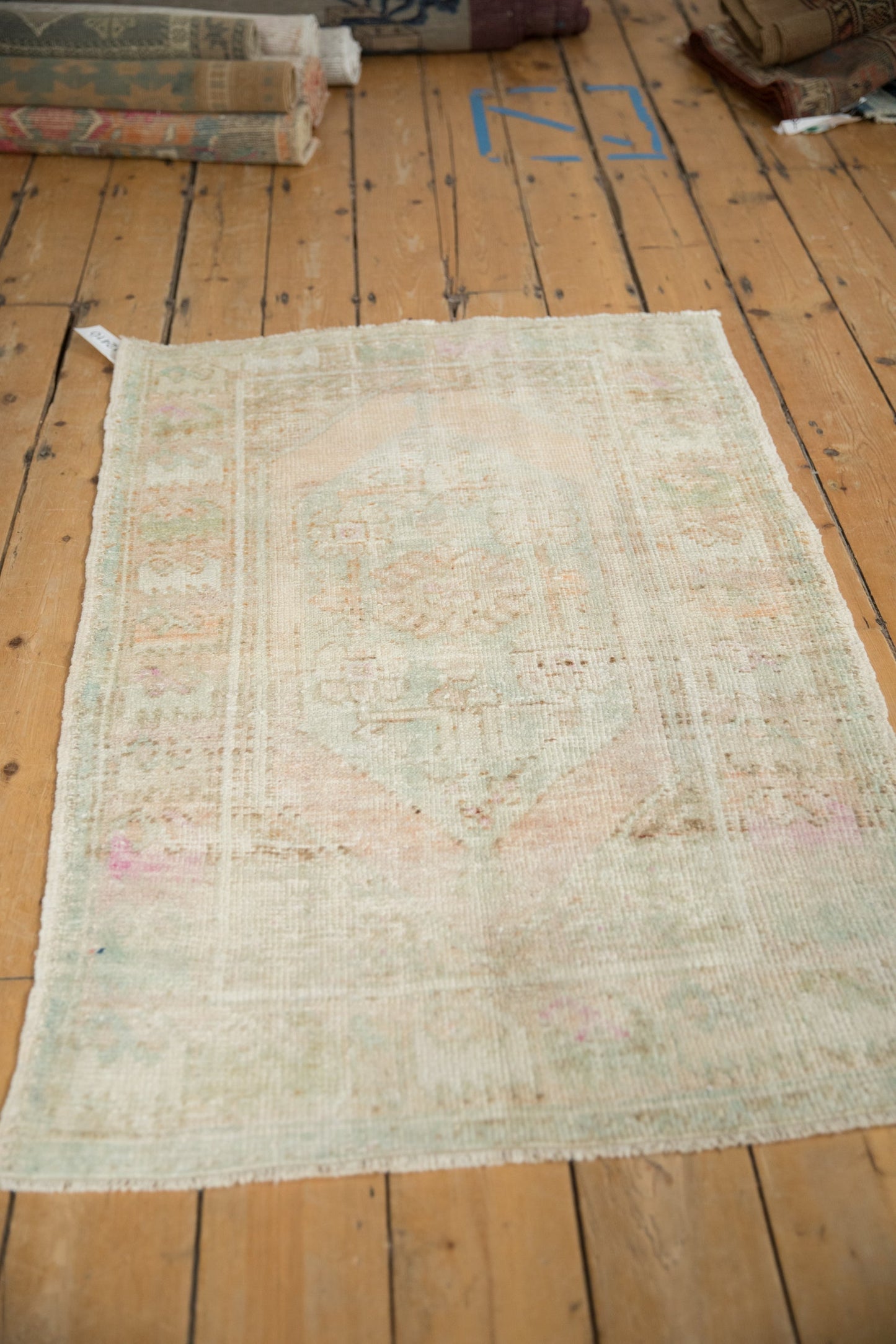 3x4.5 Vintage Distressed Oushak Rug