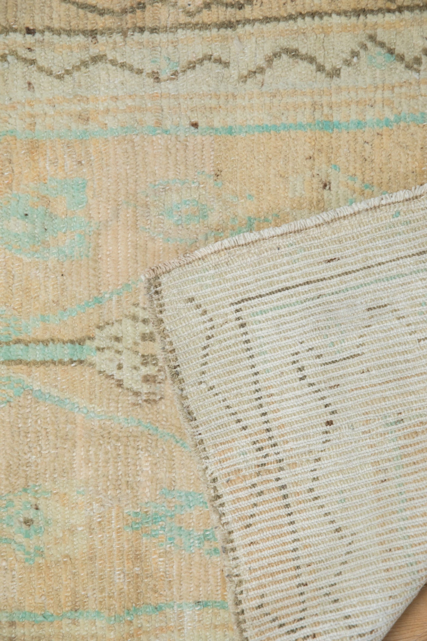 2.5x3.5 Vintage Distressed Oushak Rug