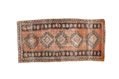 2x4.5 Vintage Distressed Oushak Rug Runner