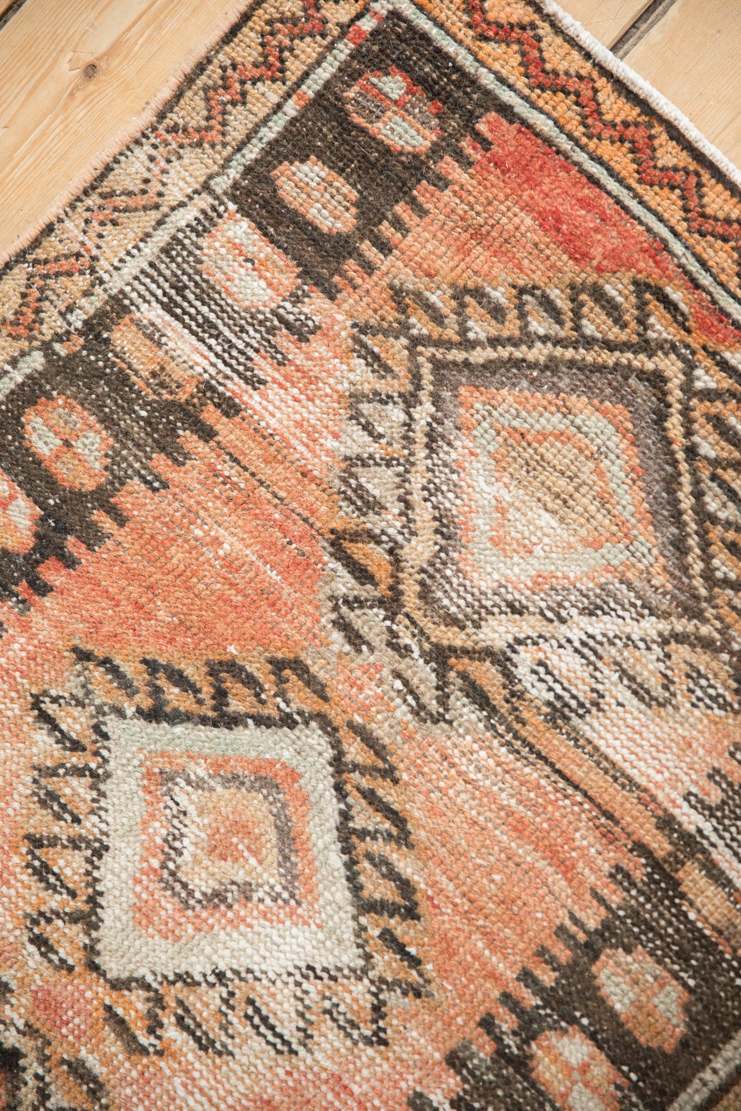 2x4.5 Vintage Distressed Oushak Rug Runner