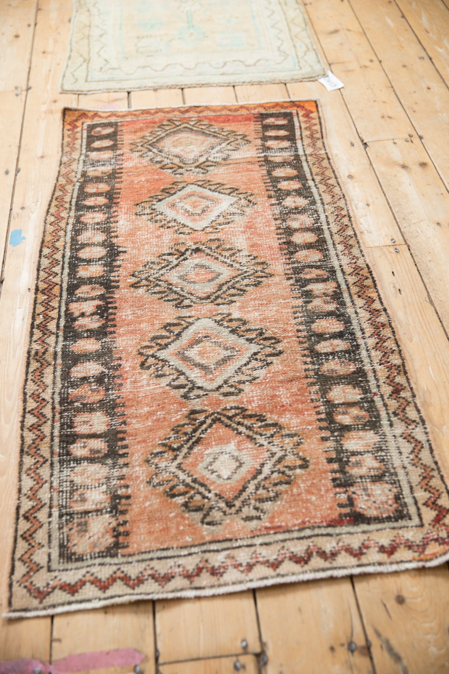 2x4.5 Vintage Distressed Oushak Rug Runner