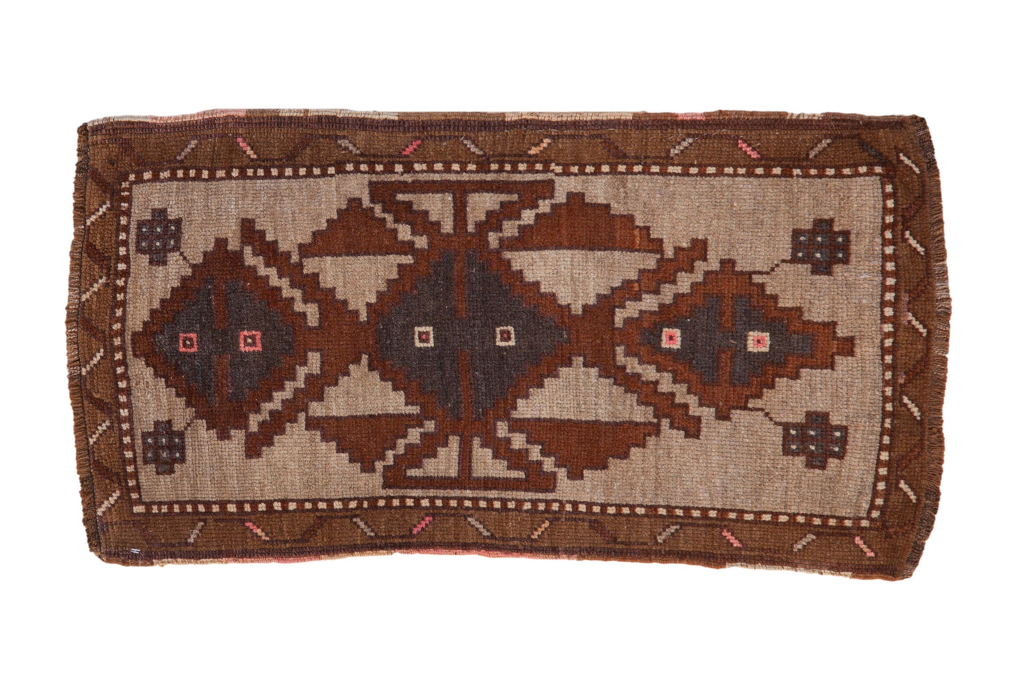 1.5x3.5 Vintage Distressed Kars Rug Mat Runner