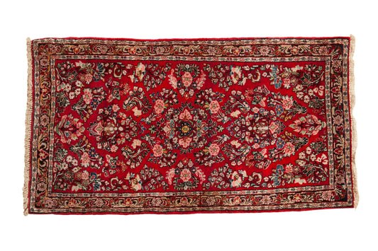 2.5x4.5 Vintage American Sarouk Rug