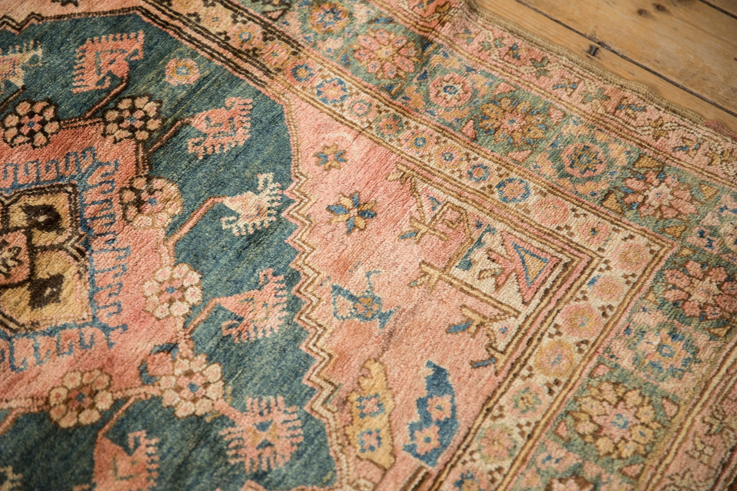 4.5x5 Vintage Anatolian Square Rug