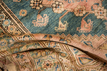 4.5x5 Vintage Anatolian Square Rug