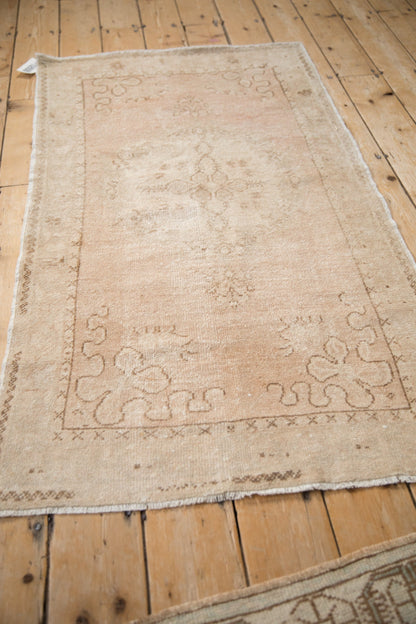 3x5 Vintage Distressed Oushak Rug