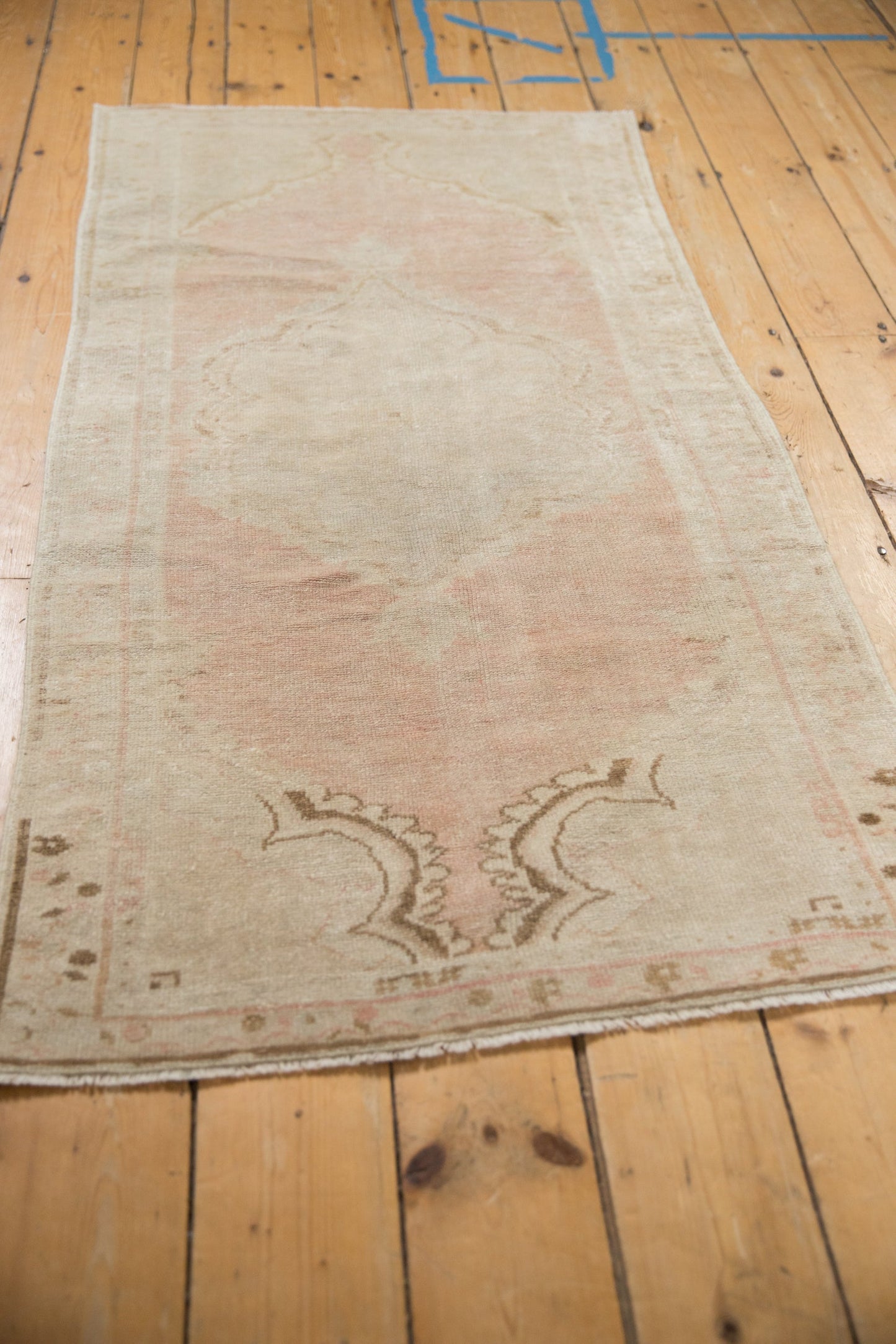 2.5x5 Vintage Distressed Oushak Rug Runner