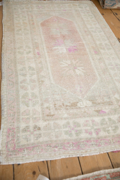 3x5 Vintage Distressed Oushak Rug