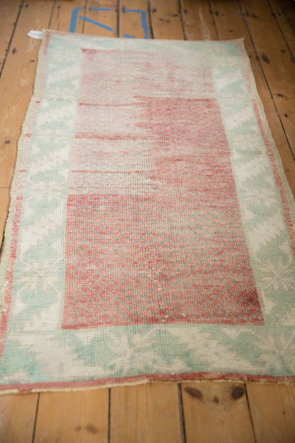 2.5x5.5 Vintage Distressed Anatolian Rug Runner