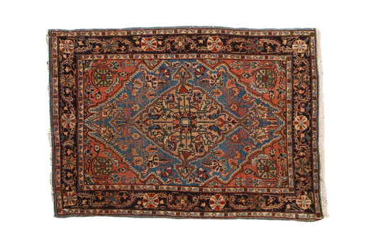 2x3 Vintage Farahan Sarouk Rug Mat