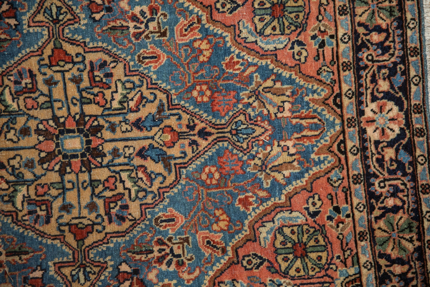 2x3 Vintage Farahan Sarouk Rug Mat