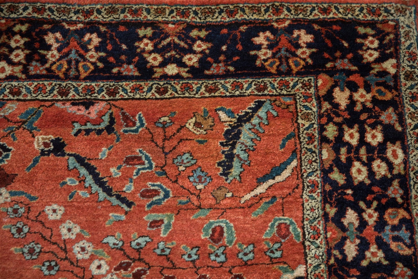 4x6.5 Vintage Sarouk Rug