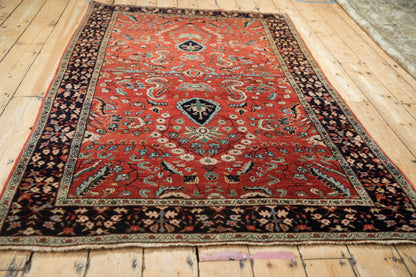 4x6.5 Vintage Sarouk Rug