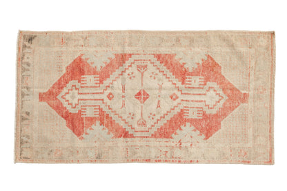 2.5x4.5 Vintage Distressed Oushak Rug