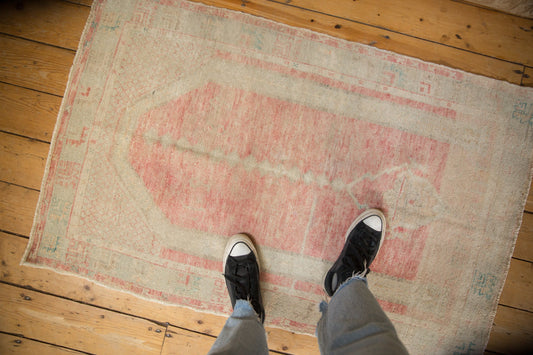 3x4.5 Vintage Distressed Oushak Rug