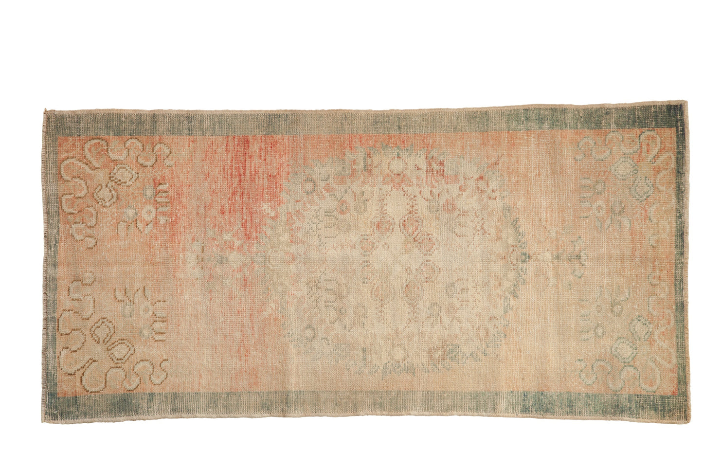 3x6 Vintage Distressed Oushak Rug Runner