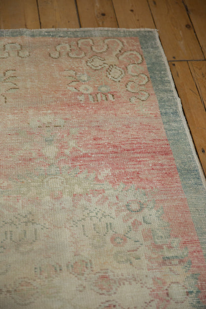 3x6 Vintage Distressed Oushak Rug Runner