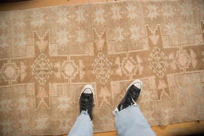 3x7 Vintage Distressed Kars Rug Runner