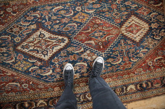 4.5x7.5 Antique Fine Qashqai Rug