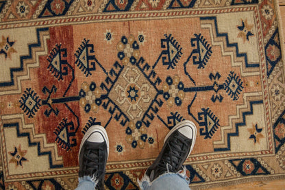 2.5x3.5 Vintage Distressed Dosemealti Rug