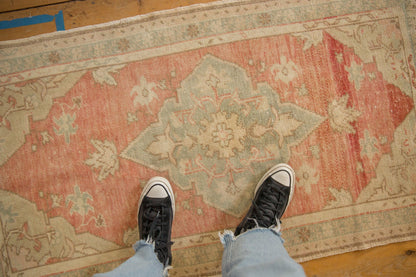 2.5x4.5 Vintage Distressed Oushak Rug