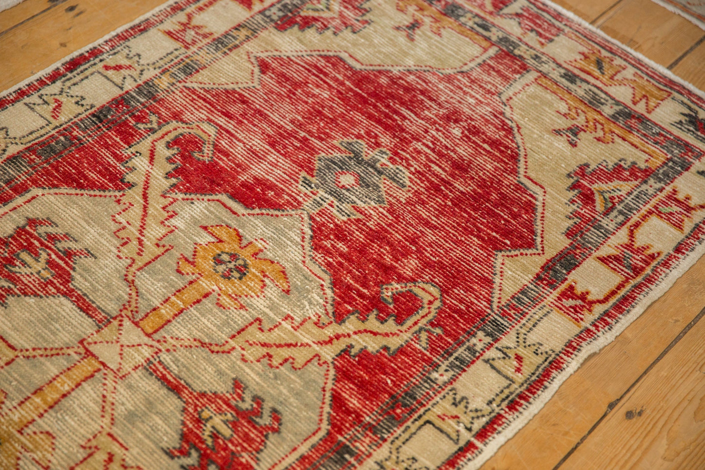2.5x5.5 Vintage Distressed Oushak Rug Runner