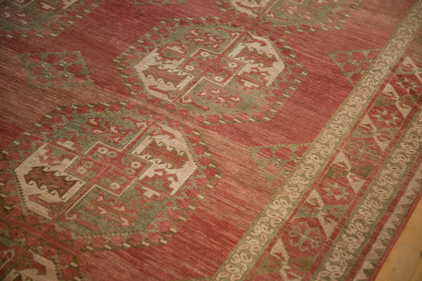 8.5x11.5 Vintage Distressed Ersari Carpet