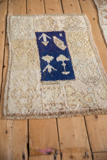 2x3 Vintage Distressed Tulu Rug Mat