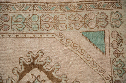 3x4.5 Vintage Distressed Oushak Rug
