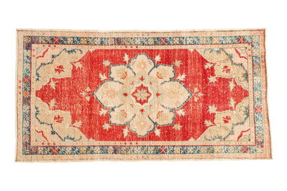 2.5x5 Vintage Distressed Oushak Rug Runner