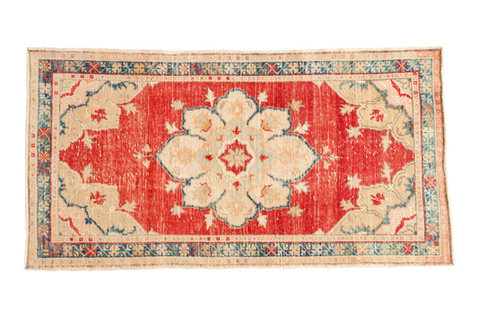 2.5x5 Vintage Distressed Oushak Rug Runner