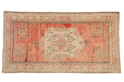 3.5x6 Vintage Distressed Oushak Rug