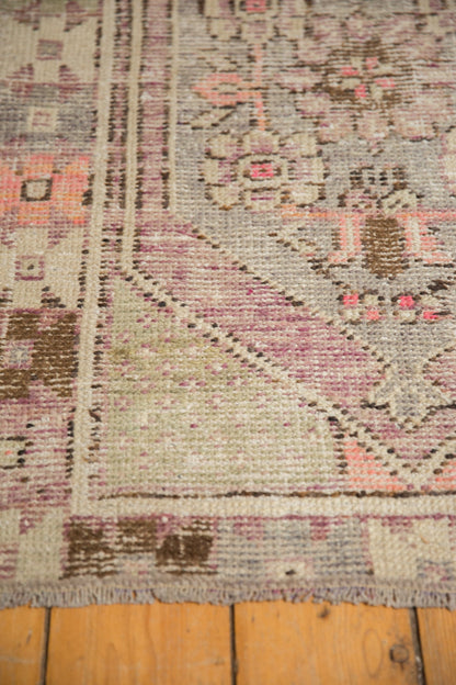 2.5x4 Vintage Distressed Oushak Rug