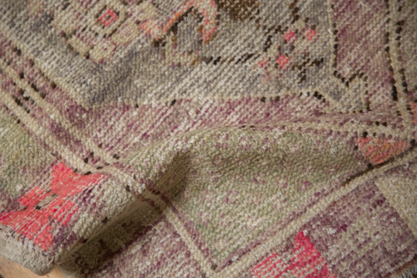 2.5x4 Vintage Distressed Oushak Rug