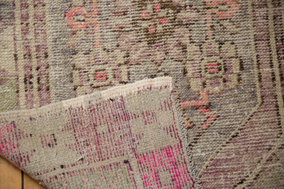 2.5x4 Vintage Distressed Oushak Rug