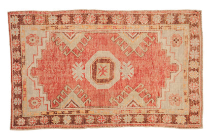 2.5x4.5 Vintage Distressed Oushak Rug