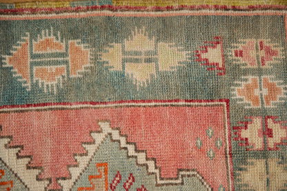 2.5x3.5 Vintage Distressed Oushak Rug