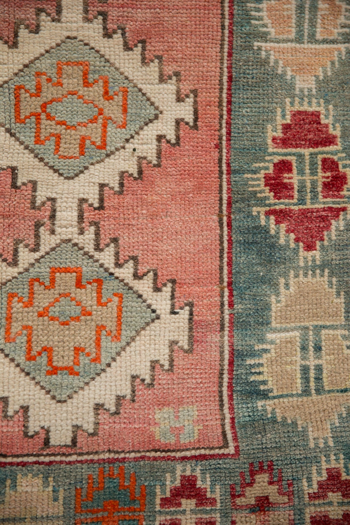 2.5x3.5 Vintage Distressed Oushak Rug