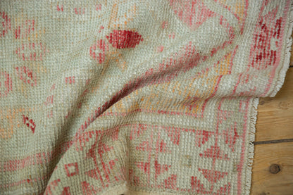 2.5x4 Vintage Distressed Oushak Rug