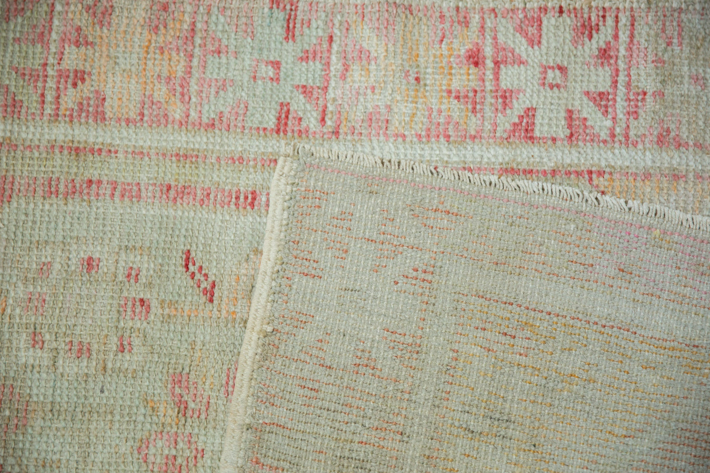 2.5x4 Vintage Distressed Oushak Rug