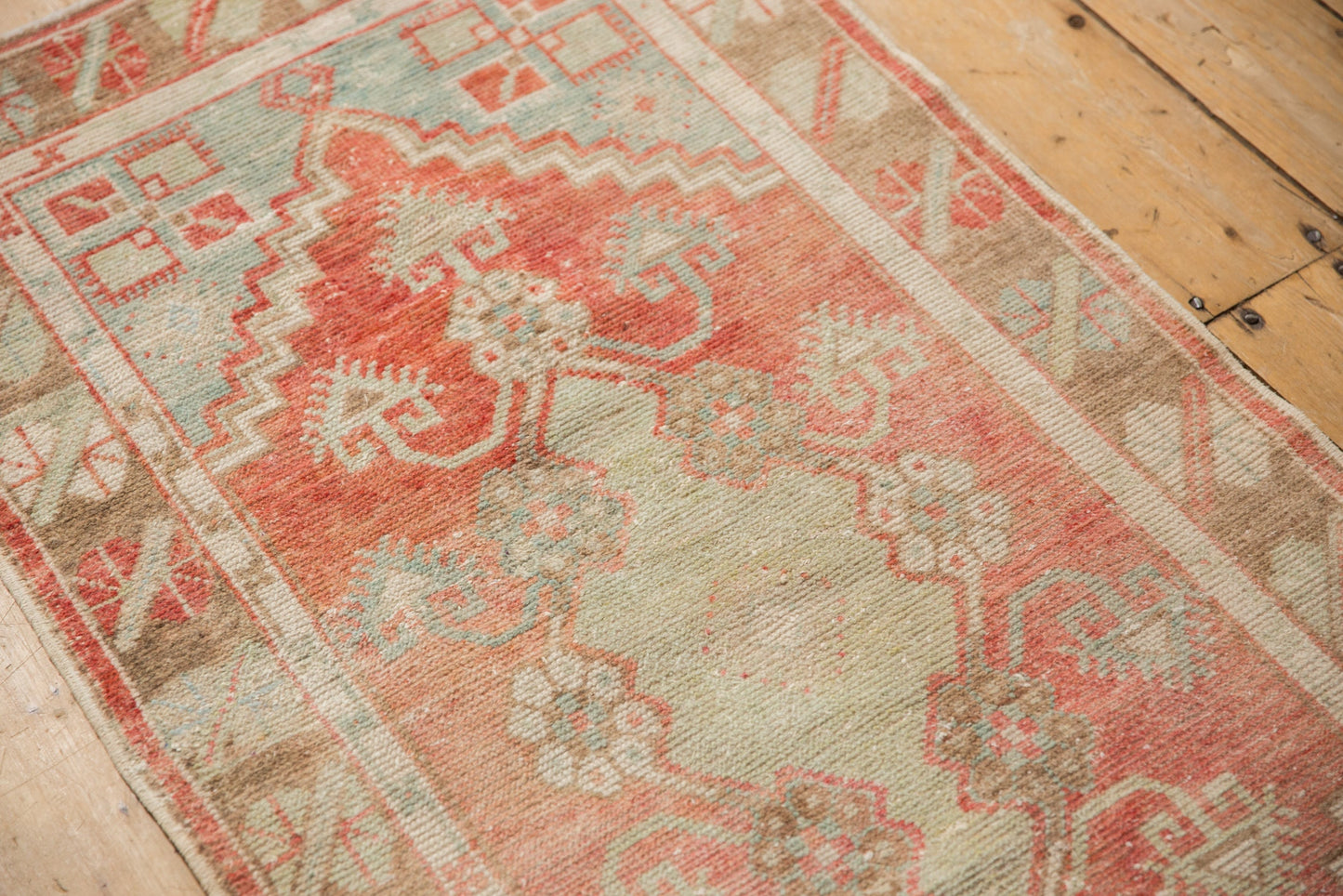 2.5x5 Vintage Distressed Oushak Rug Runner