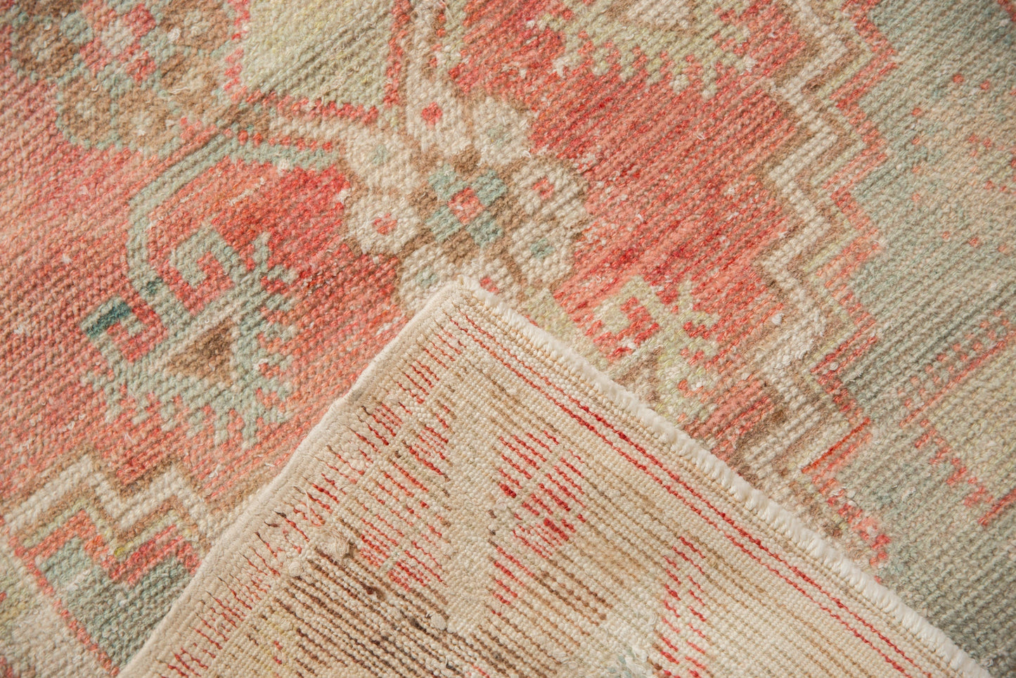 2.5x5 Vintage Distressed Oushak Rug Runner