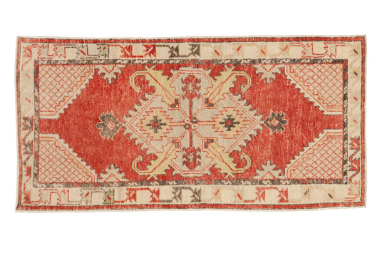 2.5x5.5 Vintage Distressed Oushak Rug Runner