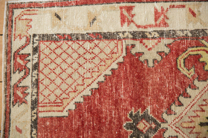 2.5x5.5 Vintage Distressed Oushak Rug Runner