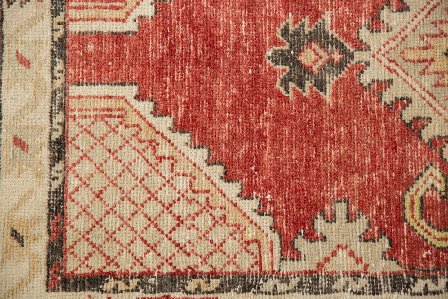 2.5x5.5 Vintage Distressed Oushak Rug Runner
