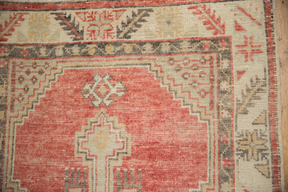 2.5x5 Vintage Distressed Oushak Rug Runner